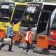 ARUS BALIK LEBARAN: Penumpang Terminal Bungurasih Surabaya Mulai Berdatangan